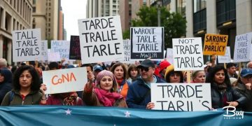Protests against trade tariffs spark global reactions
