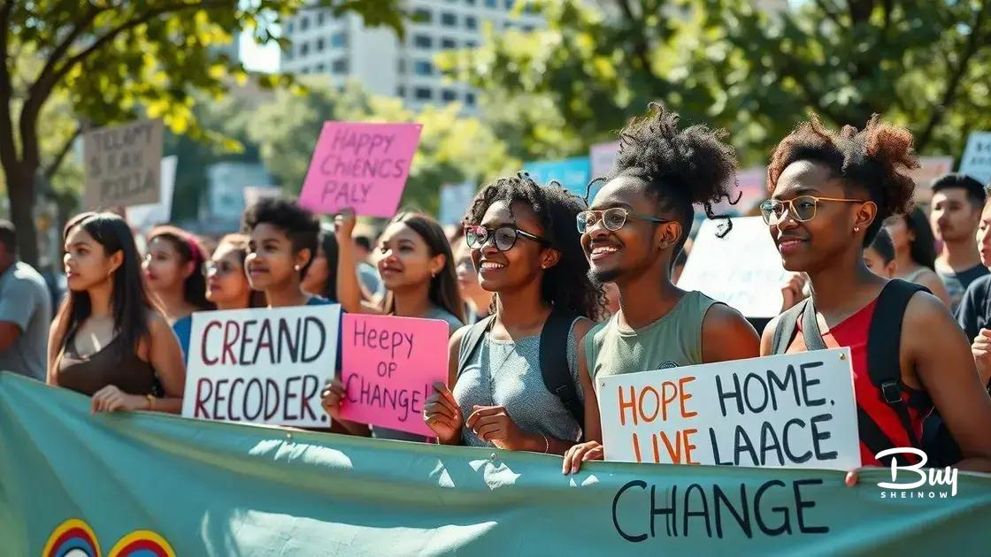 Successful examples of youth-led movements