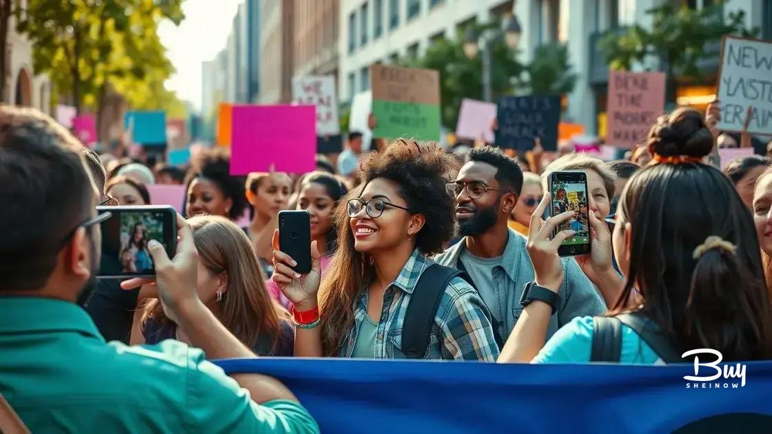 The impact of social media on modern protests