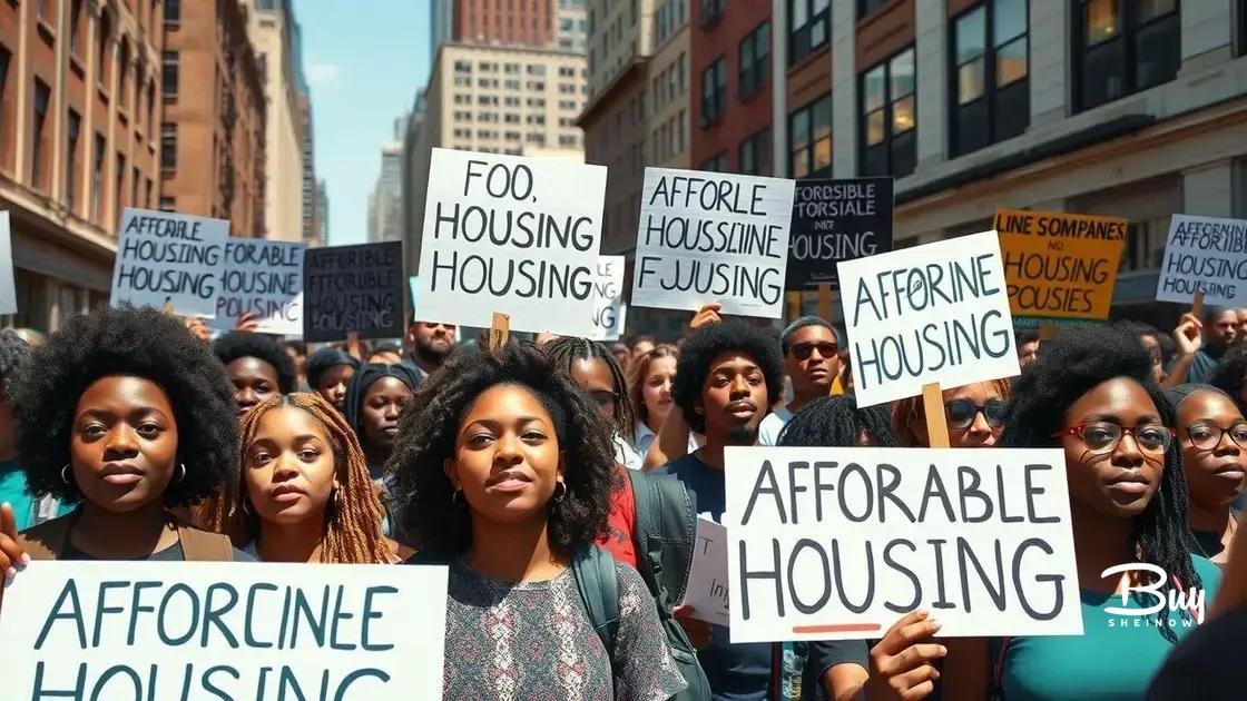 Examples of civil unrest due to housing issues