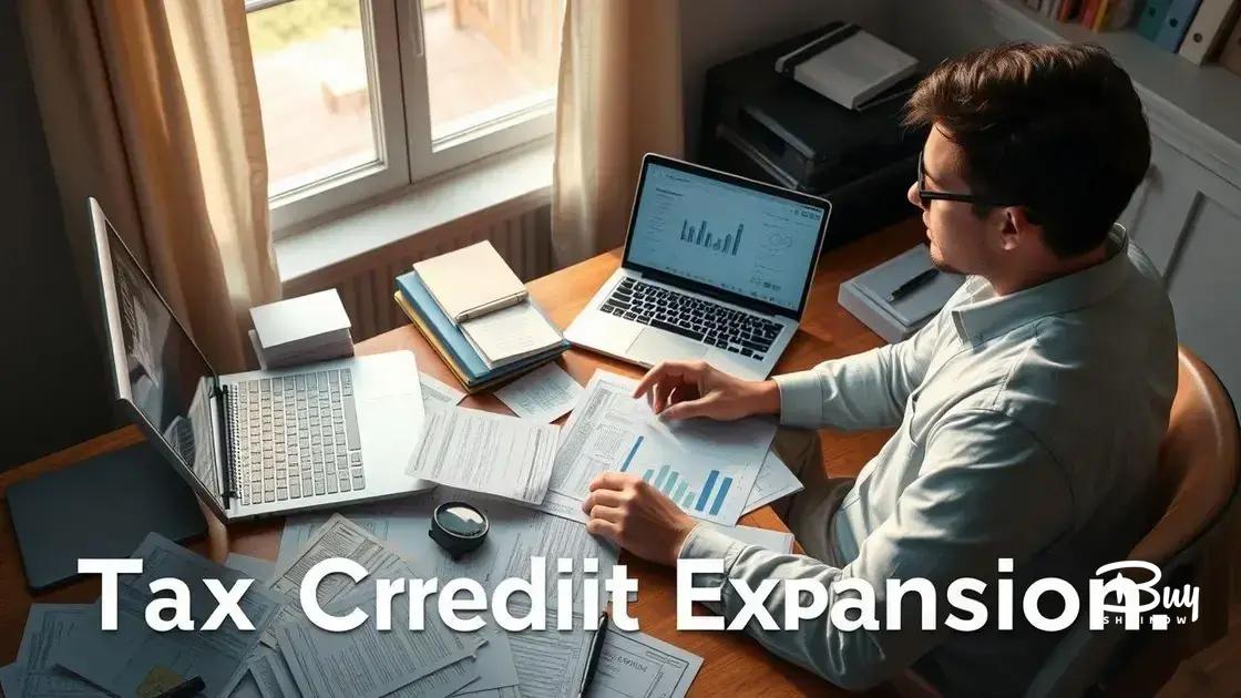How to apply for tax credit expansion