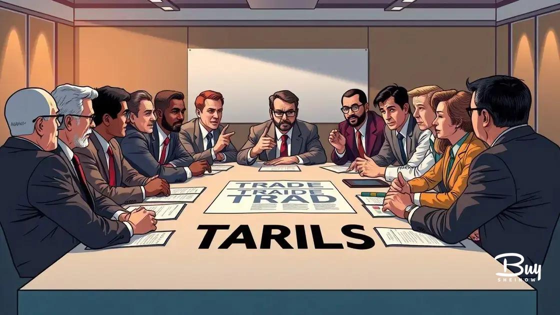 Key players in the trade tariffs debate