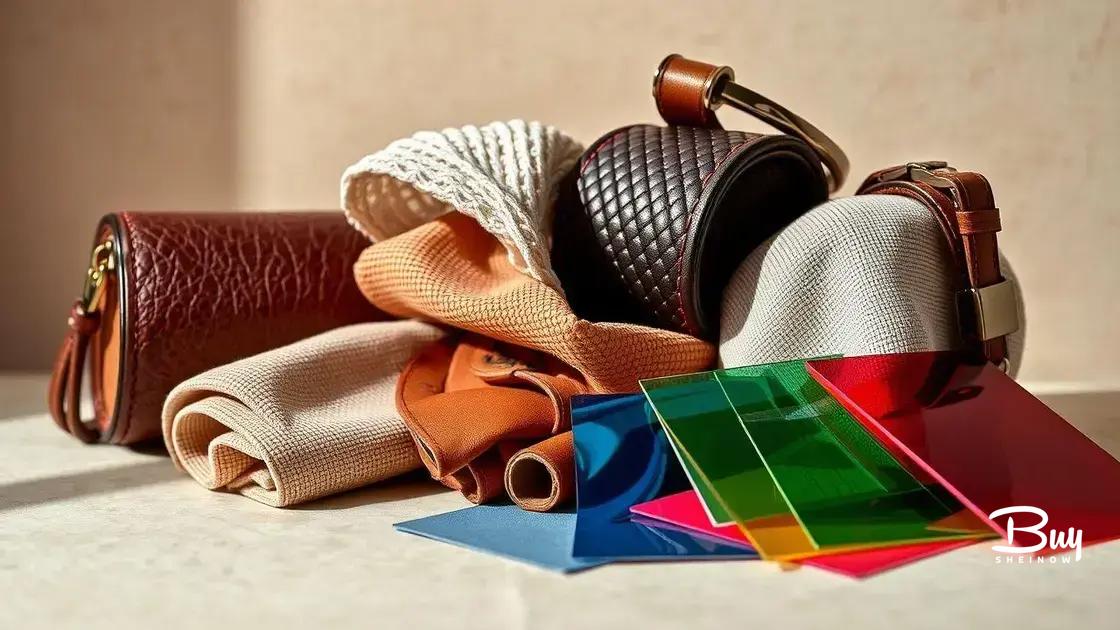 Best materials for long-lasting accessories
