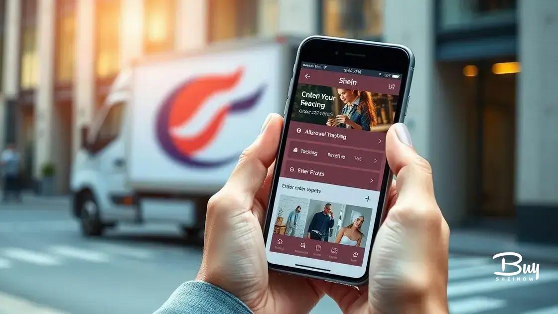 Tracking your Shein orders effectively