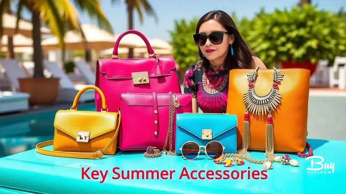 Key accessories for summer