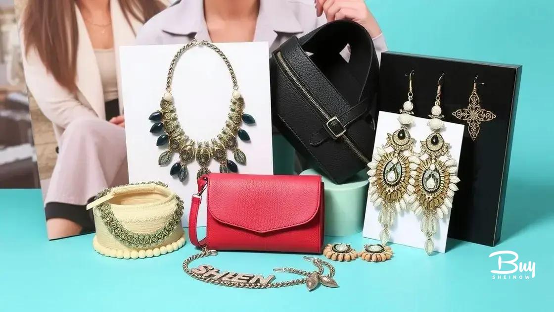 Accessorizing with Shein picks