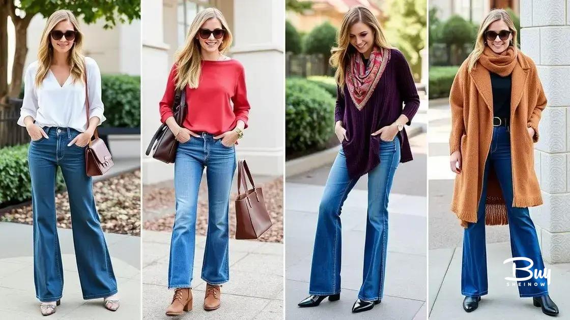 Seasonal styling: how to wear wide-leg jeans
