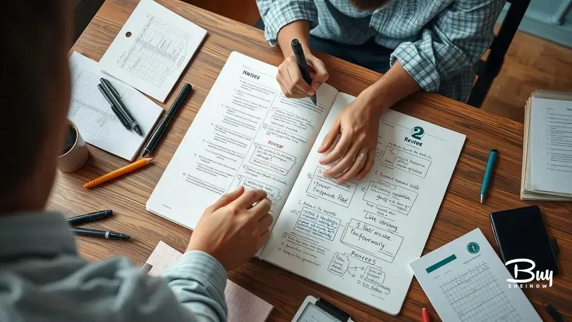 How to structure your review