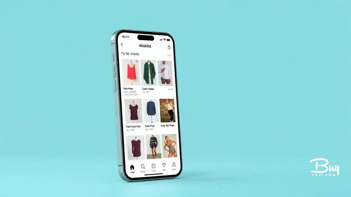 How to organize your wishlist items