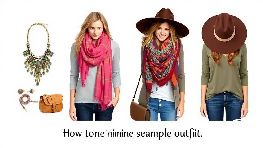 Accessorizing cheap basics to enhance your style
