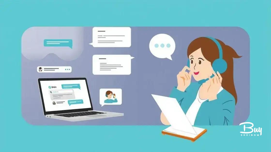 Best practices for contacting Shein support