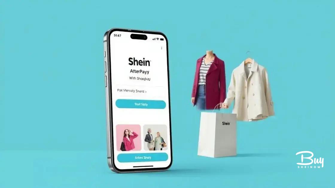 How to set up Afterpay for your Shein purchases