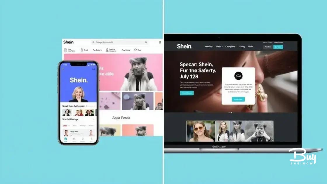 Comparing user interfaces: app vs. website