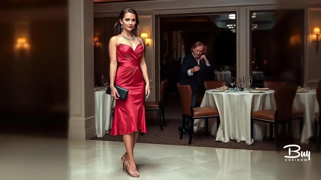 Elevating your Shein dress for evening wear