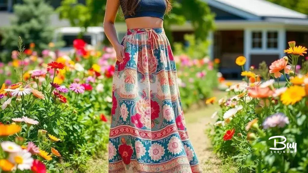 How to style Shein maxi skirts for summer effortlessly