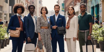 Stylish individuals displaying modern and affordable accessories for a fresh 2026 look