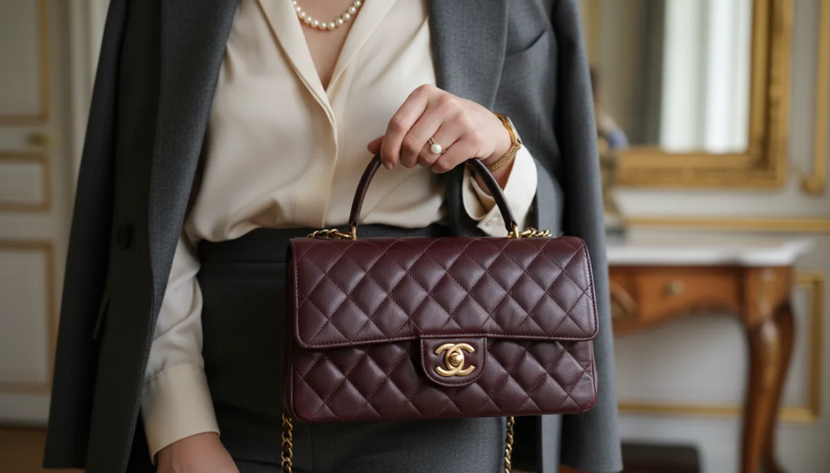 Vintage designer handbag symbolizing enduring fashion value