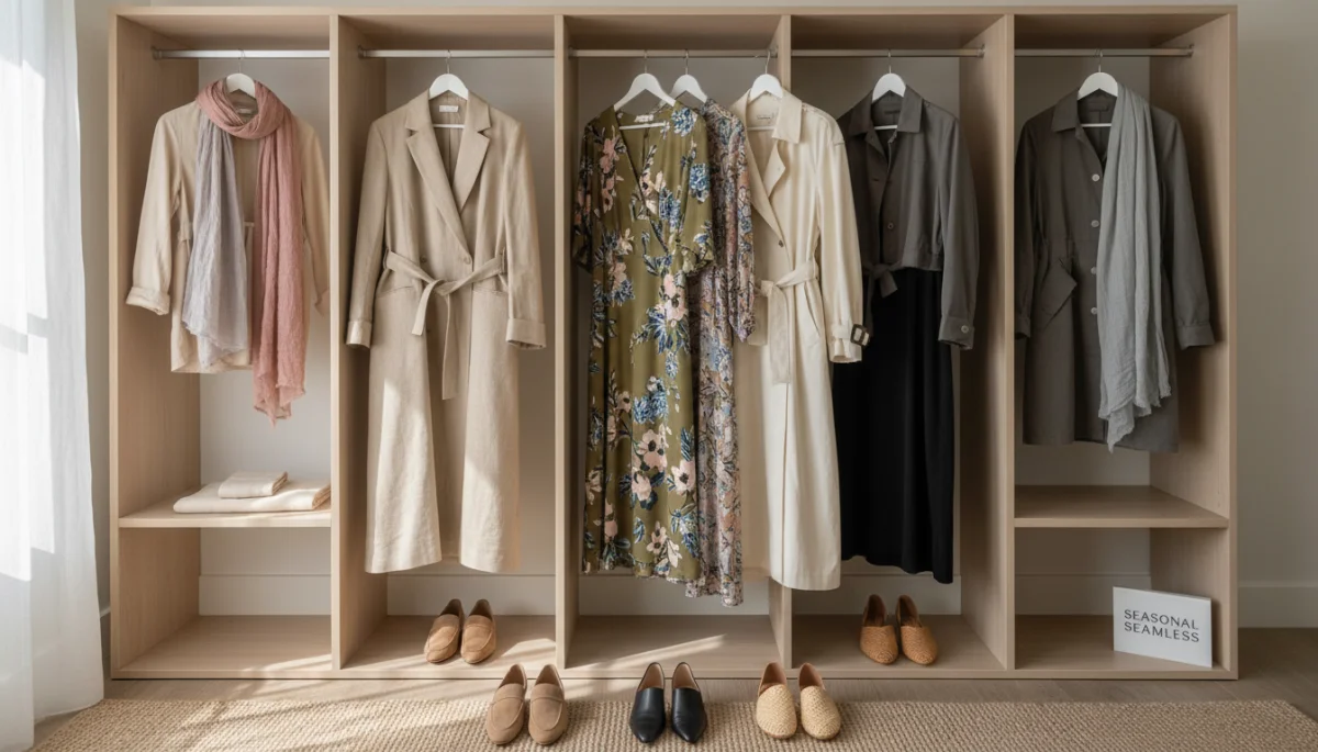 Curated capsule wardrobe for spring to summer 2026